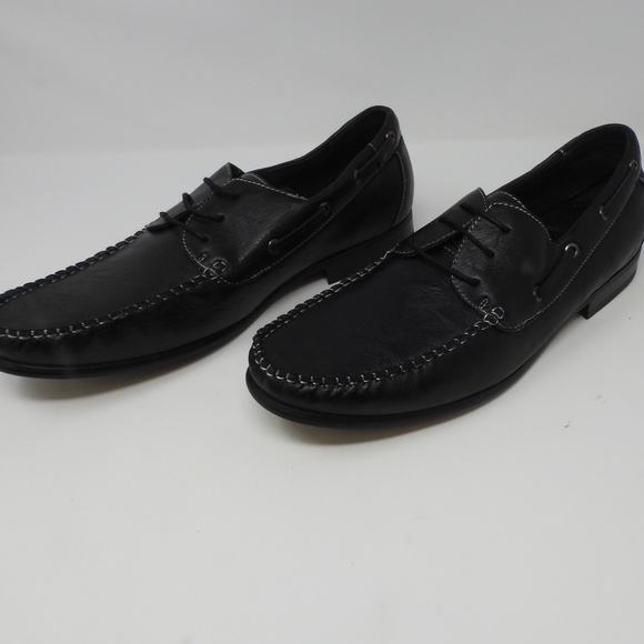 NWOT Black Ferro Aldo Leather Loafers main image 5
